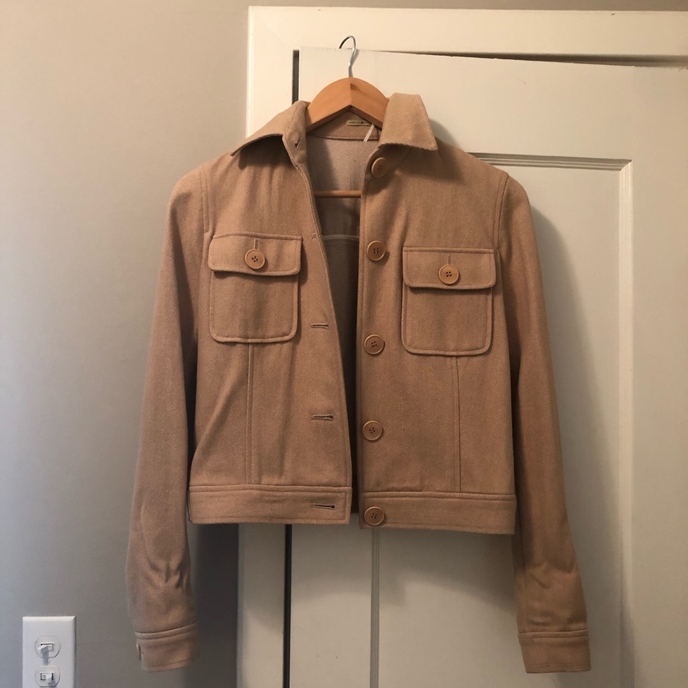 Max Studio wool cropped jacket
